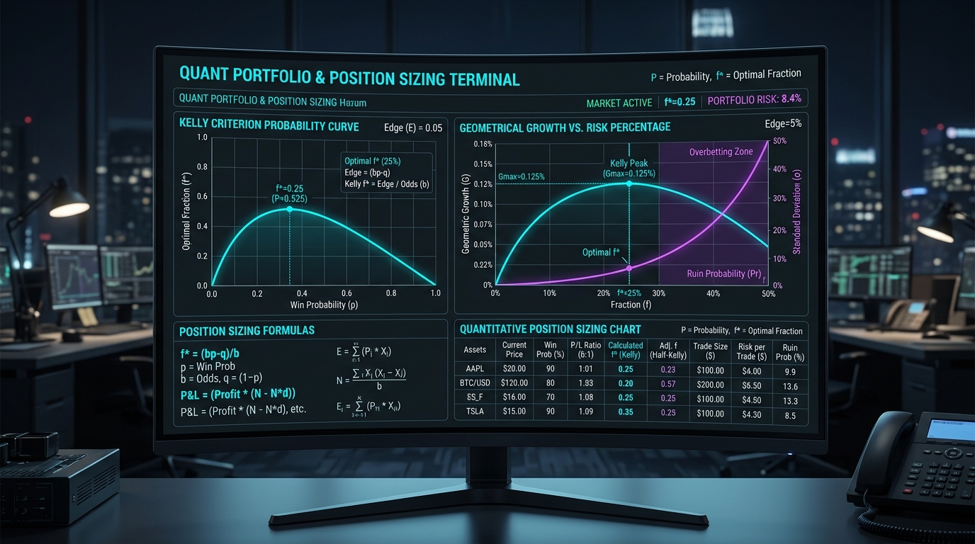 📐 Matemáticas del Lotaje: El Criterio Kelly Aplicado al Trading Algorítmico